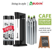 Load image into Gallery viewer, ABUDEN Classic Soda Maker Black Sparkling Water Machine