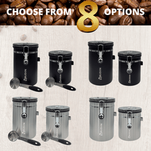 Load image into Gallery viewer, ABUDEN Coffee Bean Canister Stainless Steel Airtight Coffee Container Coffee Bean Container Coffee Powder Container