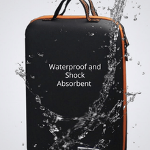 Load image into Gallery viewer, ABUDEN EVA Wine Bag Insulated Twin Wine Bottle Bag Portable Wine Bottle Carrier Shockproof Protective Wine Bag 2 Bottles