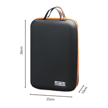 Load image into Gallery viewer, ABUDEN EVA Wine Bag Insulated Twin Wine Bottle Bag Portable Wine Bottle Carrier Shockproof Protective Wine Bag 2 Bottles
