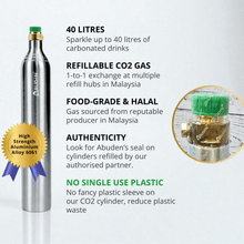 Load image into Gallery viewer, ABUDEN Glide Soda Maker Black Rose Gold