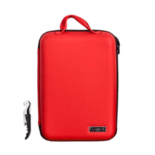 Load image into Gallery viewer, ABUDEN EVA Wine Bag Insulated Twin Wine Bottle Bag Portable Wine Bottle Carrier Shockproof Protective Wine Bag 2 Bottles