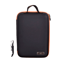 Load image into Gallery viewer, ABUDEN EVA Wine Bag Insulated Twin Wine Bottle Bag Portable Wine Bottle Carrier Shockproof Protective Wine Bag 2 Bottles