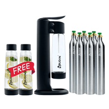 Load image into Gallery viewer, ABUDEN Glide Soda Maker Black Sparkling Water Machine