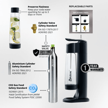 Load image into Gallery viewer, ABUDEN Glide Soda Maker Black