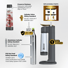 Load image into Gallery viewer, ABUDEN Glide Soda Maker Dark Grey