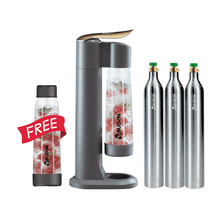 Load image into Gallery viewer, ABUDEN Glide Soda Maker Dark Grey Sparkling Water Machine
