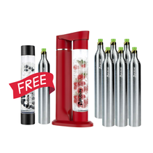Load image into Gallery viewer, ABUDEN Classic Soda Maker Red Sparkling Water Machine