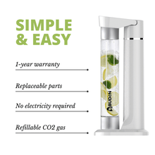 Load image into Gallery viewer, ABUDEN Classic Soda Maker White Sparkling Machine