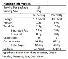 Load image into Gallery viewer, Chocolate Powder Sachet 30g x 10s Sachet Cocoa Drinks Hot Chocolate Mixture Cold Blended Chocolate Drinks Premium Mocha