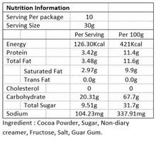 Load image into Gallery viewer, Chocolate Powder Sachet 30g x 10s Sachet Cocoa Drinks Hot Chocolate Mixture Cold Blended Chocolate Drinks Premium Mocha