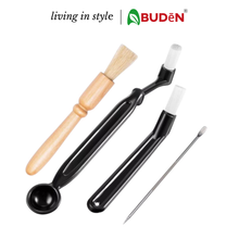 Load image into Gallery viewer, ABUDEN Espresso Machine Cleaning Brush Coffee Grinder Soft Brush Coffee Machine Group Head Brush Latte Art Tool
