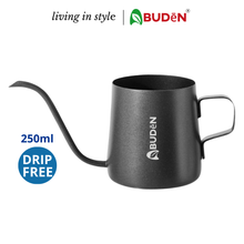 Load image into Gallery viewer, ABUDEN Gooseneck Kettle 250ml Drip Coffee Kettle with Handle Stainless Steel Pour Over Coffee Pot Matte Black Teflon