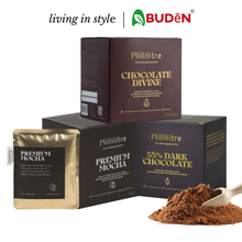 Load and play video in Gallery viewer, Chocolate Powder Sachet 30g x 10s Sachet Cocoa Drinks Hot Chocolate Mixture Cold Blended Chocolate Drinks Premium Mocha
