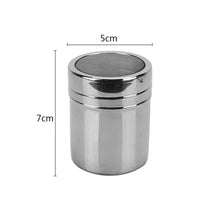 Load image into Gallery viewer, ABUDEN Stainless Steel Coffee Powder Duster Coffee Duster 16 Coffee Art Stencils Cocoa Powder Shaker Cocoa Duster