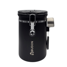 Load image into Gallery viewer, ABUDEN Coffee Bean Canister Stainless Steel Airtight Coffee Container Coffee Bean Container Coffee Powder Container