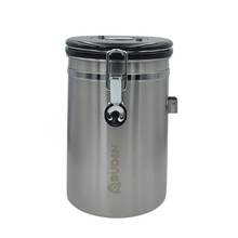 Load image into Gallery viewer, ABUDEN Coffee Bean Canister Stainless Steel Airtight Coffee Container Coffee Bean Container Coffee Powder Container
