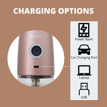 Load image into Gallery viewer, ABUDEN Dual Mode Portable Coffee Grinder Manual Automatic Coffee Grinder Rechargeable USB Type C Travel Coffee Grinder