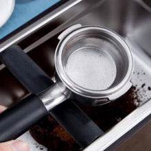 Load image into Gallery viewer, ABUDEN Coffee Knock Box Detachable Wooden Stainless Steel Knock Box Coffee Waste Bin Container Coffee Waste Storage