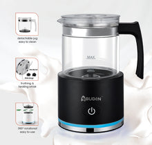Load image into Gallery viewer, ABUDEN Milk Frother Machine SIRIM Milk Frother Electric Milk Foam Maker Milk Heater Latte Milk Automatic Milk Frother