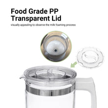 Load image into Gallery viewer, ABUDEN Milk Frother Machine SIRIM Milk Frother Electric Milk Foam Maker Milk Heater Latte Milk Automatic Milk Frother