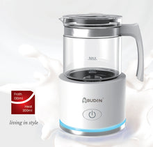 Load image into Gallery viewer, ABUDEN Milk Frother Machine SIRIM Milk Frother Electric Milk Foam Maker Milk Heater Latte Milk Automatic Milk Frother