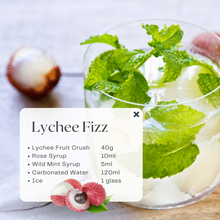 Load image into Gallery viewer, Osterberg Syrup 750ml Halal Coffee Mixer Soda Water Fruity Lychee Lemon Lime Mint Pineapple Syrup Promegranate Cookies Pastries Flavour