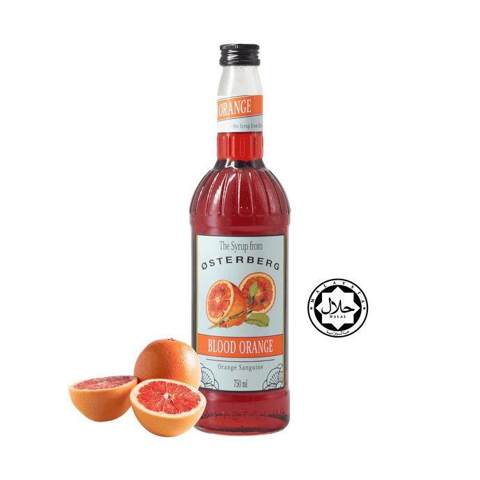 Osterberg Syrup 750ml Halal Coffee Mixer Soda Water Fruity Lychee Lemon Lime Mint Pineapple Syrup Promegranate Cookies Pastries Flavour