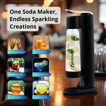 Load image into Gallery viewer, ABUDEN Glide Soda Maker Black Rose Gold
