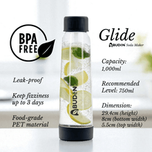 Load image into Gallery viewer, ABUDEN Glide Soda Water Bottle 1L
