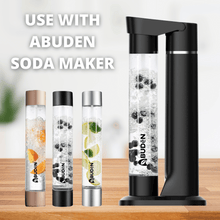 Load image into Gallery viewer, ABUDEN Soda Maker Water Bottle 1000ml Soda Make Water Tank Food Grade BPA PET Air Tight Bottle
