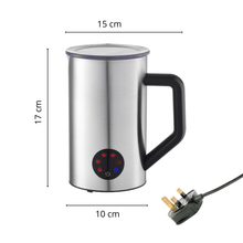 Load image into Gallery viewer, ABUDEN Milk Frother Machine Stainless Steel Milk Heater Automatic Milk Frothing Espresso Coffee Milk Foam Maker Hot Chocolate
