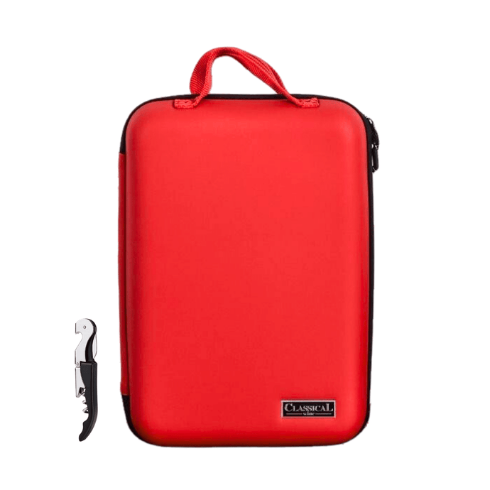 ABUDEN EVA Wine Bag Insulated Twin Wine Bottle Bag Portable Wine Bottle Carrier Shockproof Protective Wine Bag 2 Bottles
