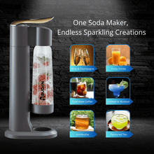 Load image into Gallery viewer, ABUDEN Glide Soda Maker Grey Cafe Sparkling Juice Machine Refill CO2 Gas Halal Gas Carbonated Beverage F&amp;B Soda Drinks
