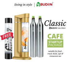 Load image into Gallery viewer, ABUDEN Classic Soda Maker Gold Sparkling Water Machine
