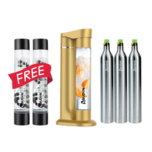 Load image into Gallery viewer, ABUDEN Classic Soda Maker Gold Sparkling Water Machine
