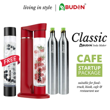 Load image into Gallery viewer, ABUDEN Classic Soda Maker Red Sparkling Water Machine
