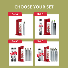 Load image into Gallery viewer, ABUDEN Classic Soda Maker Red Sparkling Water Machine
