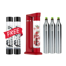 Load image into Gallery viewer, ABUDEN Classic Soda Maker Red Sparkling Water Machine
