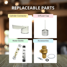 Load image into Gallery viewer, ABUDEN Classic White Soda Maker Cafe Sparkling Juice Machine Refillable CO2 Gas Halal Gas Carbonated Beverage F&amp;B Soda Water (Copy)
