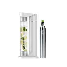 Load image into Gallery viewer, ABUDEN Classic White Soda Maker Cafe Sparkling Juice Machine Refillable CO2 Gas Halal Gas Carbonated Beverage F&amp;B Soda Water (Copy)
