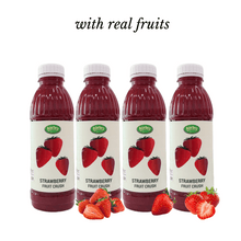 Load image into Gallery viewer, Osterberg Strawberry Fruit Crushes Strawberry Matcha Puree Smoothie Berry Syrup 1000ml Halal Soda Water Dessert
