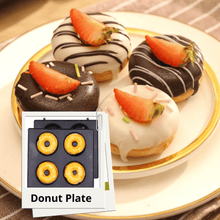 Load image into Gallery viewer, ABUDEN Mini Waffle Maker Plate Tako Tray Egglette Tray Donut Tray Tako Plate Egg Waffle Plate Donut Plate
