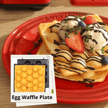 Load image into Gallery viewer, ABUDEN Mini Waffle Maker Plate Tako Tray Egglette Tray Donut Tray Tako Plate Egg Waffle Plate Donut Plate
