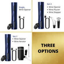 Load image into Gallery viewer, ABUDEN USB Electric Wine Opener Set Red Wine Opener Auto Wine Opener Electric Type C USB Rechargeable
