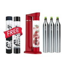Load image into Gallery viewer, ABUDEN Classic Soda Maker Red Sparkling Water Machine
