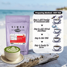 Load image into Gallery viewer, SIMCO Premix Tea Flavour Powder 1Kg Beverage Powder Mix Flavoured Powder F&amp;B Air Balang Perisa Air
