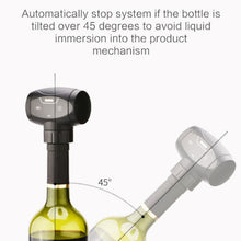 Load image into Gallery viewer, ABUDEN Electric Wine Vacuum Stopper Wine Cap Air Tight Vacuum Automatic Wine Stopper Red Wine Stopper Wine Bottle Sealer
