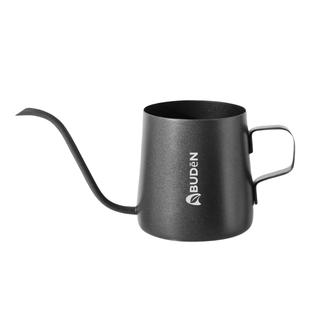 ABUDEN Gooseneck Kettle 250ml Drip Coffee Kettle with Handle Stainless Steel Pour Over Coffee Pot Matte Black Teflon