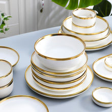 Load image into Gallery viewer, Seralle White Nordic Tableware Ceramic Dinner Plate 10 inch Pinggan Mangkuk Seramik Rice Bowl Spoon Sauce Plate Soup Bowl 8 inch
